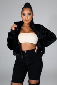 "The Giselle" Faux Fur Jacket