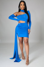 Load image into Gallery viewer, Get It Girl Dress Blue
