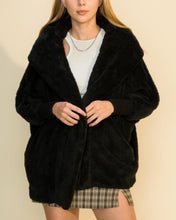 Load image into Gallery viewer, Going Out Faux Fur-Hooded
