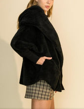 Load image into Gallery viewer, Going Out Faux Fur-Hooded
