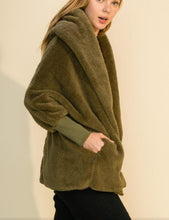 Load image into Gallery viewer, Going Out Faux Fur-Hooded
