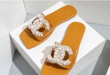 Load image into Gallery viewer, Pearl Beaded Sandal
