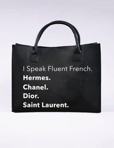 The Brand Tote-Black