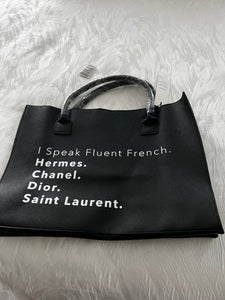 The Brand Tote-Black